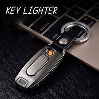 HB-125 USB Rechargeable With Button Keychain Personalized Lighter Wholesale Manufacturing