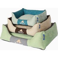 Luxury Low Entry Suede Fabric Sofa Dog Bed