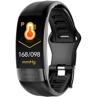2019 New Color Screen 0.96 inch Blood Pressure Heart Rate Monitor IP67 Waterproof PPG ECG Smart Bracelet P11