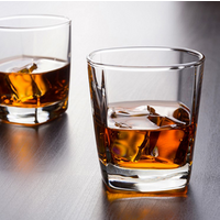 280ML square drinking glass glass cup drinking
