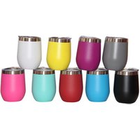 Egg Shaped Stainless Steel Wine tumbler insulated coffee tumbler
