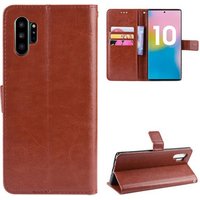 Crazy Horse pattern holster For Samsung Galaxy Note 10 pro Leather Wallet Case