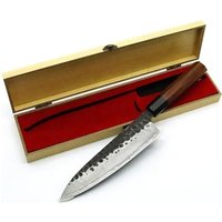 2019 trending amazon 8.5 inch Handmade knife Japanese knife Chef knife AUS-10 3layers clad steel