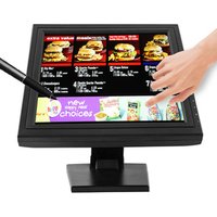 CE ROHS certificated supporting pos Raspberry Pi 12 15 17 inch TFT LCD 10 point touch screen monitors