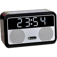 2019 trending high end custom logo sound box speaker bluetooth consumer electronic alarm clock led light wireless speaker