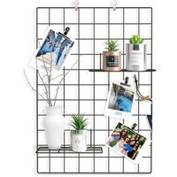 Mesh Wire Wall Decorative Iron Art Storage Rack Multifunctional Mesh Panel Display Hanging Rack Wall picture Panel