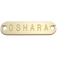 Metal Brand Logo Tag Garments