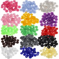 Round Plastic Snap Buttons Bags