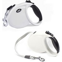 Dog Supplies Pet Puppy Yellow Automatic Shiny Retractable Dog Leash 2.5m