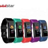 ID115 Plus Heart Rate Monitor Smart Bracelet Fitness Tracker for Women