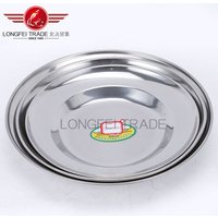 2019 Hot Sale Cheap Custom Price Stainless Steel Plate Cake Plate Dish