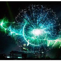 Highly Transparent PepperScrim for Hologram Stage Show , Holo-gauze with Black Border