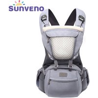 SUNVENO New Design Infant Toddler Ergonomic Baby Carrier with Hipseat For Baby Infant Toddler Kids 0-36M