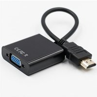 H DMI to VGA Adapter Male To Famale Converter Adapter 1080P Digital to Analog Video Audio For PC Laptop Tablet
