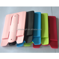 Smart Wallet Silicone Card Phone Holder,Mobile phone Stand Card Holder