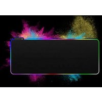 Rollable glowing RGB gaming mouse pad soft non-slip USB LED RGB mouse pad for computer game