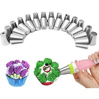304 Stainless Steel Russian Cake Decorating Icing Pastry Tools Piping Nozzles Tips