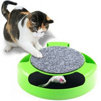 Interactive Cat Mouse Catch Scratcher Toy