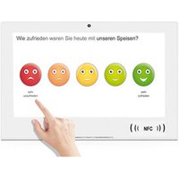 Desktop nfc android 8.0 rj45 poe kiosk / feedback pos android tablet PC 10 inch with rs232/rs485