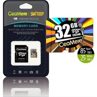 Ceamere Hot Sale Storage Card UHS-I Class 10 High Speed 85 MB/S Microsd Memory Card 32GB with SD Adapter for Smart Phone