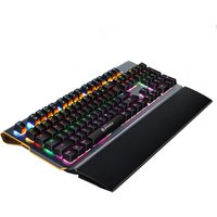 Latest Blue Switches Mechanical Keyboard Gamer Backlit Wired 104 Keys Gaming Keyboard