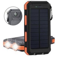 2019 best selling 10000mah solar panel charger for mobile phone waterproof solar phone charger solar power bank with compass