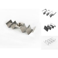 Oven Baking Dishwasher and Grill Safe Metal Stainless Steel Holder Taco Holders Stand Taco Rack