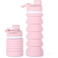 Collapsible Silicone Smart Shaker Water Bottle
