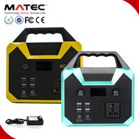 Emergency Home Use UPS Power Source Charged by Solar Portable Generator Inverter Battery 100W 150w 200w Camping