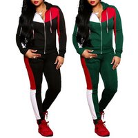 Printed Hooded Top Jogger Tracksuit Set