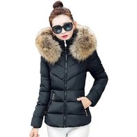 90% Down 10% Feather Winter Fur Jacket