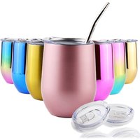 Rose Gold Stainless Steel Stemless Wine Tumbler