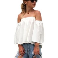 Off Shoulder Loose Blouse Top