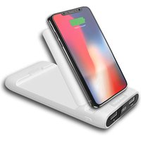 10000 mah portable 3 in 1 wireless dual usb outputs mobile power bank