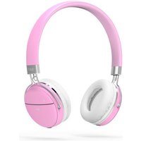 Tribit XFree Move Bullet-in Mic and Wired Mode Hi-Fi Stereo Deep Bass Pink Bluetooth Headset On Ear