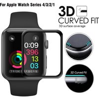 3D Curved Full Coverage Tempered Glass Film For Apple Watch Flim Screen Protector 38mm 42mm 44mm 40mm Series 4/3/2/1