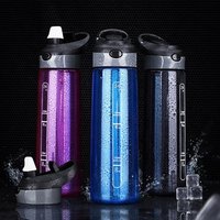 Bottledjoy Portable Tritan Plastic Sports Water Bottle
