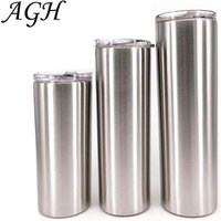 Skinny Stainless Steel Vacuum Insulated Tumbler Slide Lid