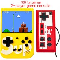 Portable Mini Sup Game Console Handheld Gamepad 8-bit TV Console Game Classic 400 Game Consoles Retro For Dual Player