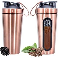 Ronya Eco Friendly Metal Protein Shaker Cup