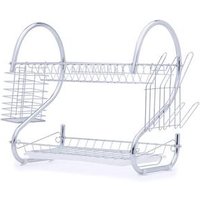Manufacture High Quality Kitchen Sink Dish Drainer Organizer Metal Drying Dish Rack