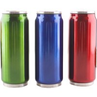 can shape stainless steel vacuum drinking water bottle