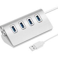 4 ports super speed usb 3.0 hub 5Gbps Portable Aluminum USB Splitter usb hub charging station, Support 2TB