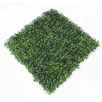 Anti-UV Plastic vertical garden Artificial Boxwood mat grass hedge Fence panel plant green wall for indoor outdoor decoration