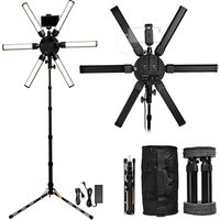 FOSOTO TL-900S plus 3200-5600K Photographic lighting Star Light Lamp led Ring Light with tripod for Camera Phone Video