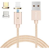 Mobile Phone Charger Nylon Braided Magnetic Usb Type C Cable,Wholesale Magnetic Fast Charging Micro Usb Data Cable