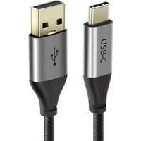 CABLETIME 5V 3A Nylon Braided Zinc Alloy Fast Charging Phone Charger Usb Data Cable for Samsung