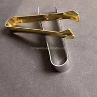 Plated Stainless Steel Mini Serving Tongs