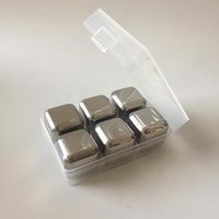 304 Stainless Steel Ice Cubes Pack 6