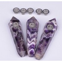 Dream Amethyst Quartz Crystal Smoking Pipe